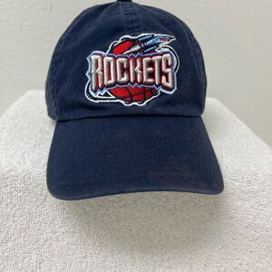 Mitchell & Ness Houston Rockets Navy Cap with Embroidered Logo